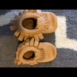 freshly Picked tan moccasins size 0